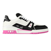Louis Vuitton Trainer Sneaker Black / Pink / White